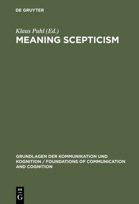 Puhl |  Meaning Scepticism | eBook | Sack Fachmedien
