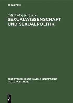 Gindorf / Haeberle |  Sexualwissenschaft und Sexualpolitik | eBook | Sack Fachmedien