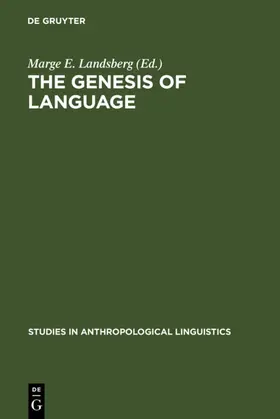 Landsberg |  The Genesis of Language | eBook | Sack Fachmedien