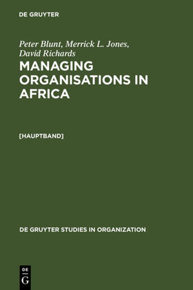 Blunt / Jones |  Managing Organisations in Africa | eBook | Sack Fachmedien