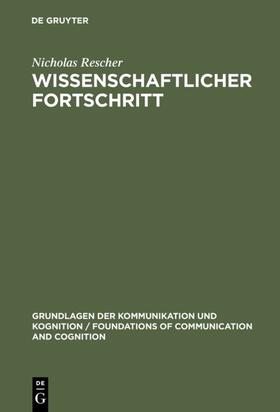 Rescher |  Wissenschaftlicher Fortschritt | eBook | Sack Fachmedien