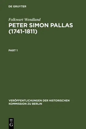 Wendland |  Peter Simon Pallas (1741-1811) | eBook | Sack Fachmedien