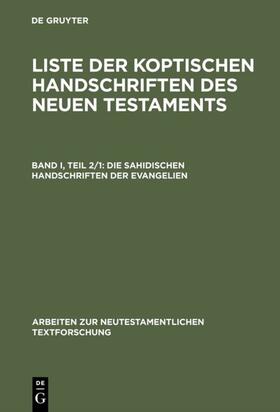 Schmitz / Mink |  Die sahidischen Handschriften der Evangelien | eBook | Sack Fachmedien