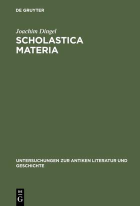 Dingel |  Scholastica materia | eBook | Sack Fachmedien