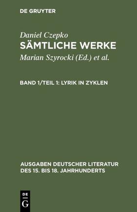 Seelbach |  Lyrik in Zyklen | eBook | Sack Fachmedien
