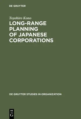 Kono |  Long-Range Planning of Japanese Corporations | eBook | Sack Fachmedien