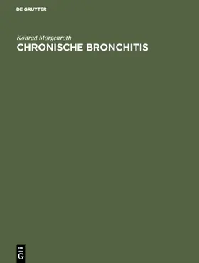 Morgenroth |  Chronische Bronchitis | eBook | Sack Fachmedien