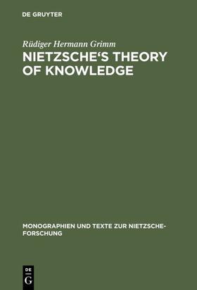 Grimm |  Nietzsche's Theory of Knowledge | eBook | Sack Fachmedien