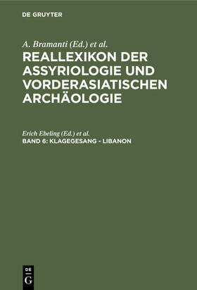 Ebeling / Streck / Bramanti |  Klagegesang - Libanon | eBook | Sack Fachmedien