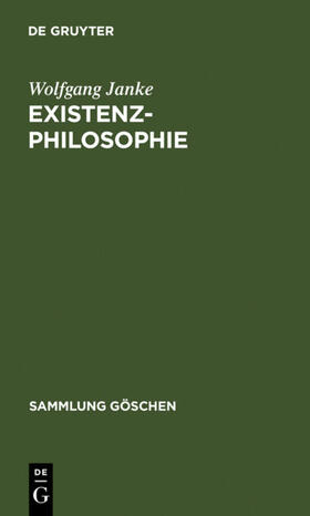 Janke |  Existenzphilosophie | eBook | Sack Fachmedien