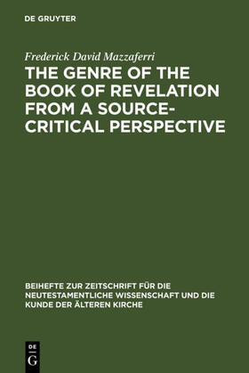 Mazzaferri |  The Genre of the Book of Revelation from a Source-critical Perspective | eBook | Sack Fachmedien