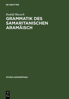 Macuch |  Grammatik des samaritanischen Aramäisch | eBook | Sack Fachmedien