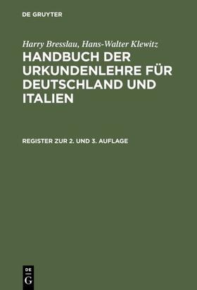  Register zur 2. und 3. Auflage | eBook | Sack Fachmedien