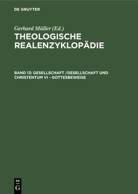 Müller |  Gesellschaft /Gesellschaft und Christentum VI - Gottesbeweise | eBook | Sack Fachmedien