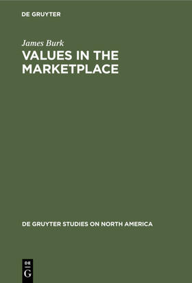 Burk |  Values in the Marketplace | eBook | Sack Fachmedien