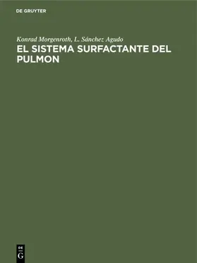 Morgenroth / Agudo |  El sistema surfactante del pulmon | eBook | Sack Fachmedien