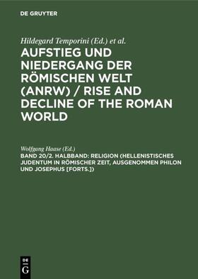 Haase |  Religion (Hellenistisches Judentum in römischer Zeit, ausgenommen Philon und Josephus [Forts.]) | eBook | Sack Fachmedien