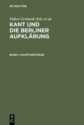 Gerhardt / Horstmann / Schumacher |  Kant und die Berliner Aufklärung | eBook | Sack Fachmedien