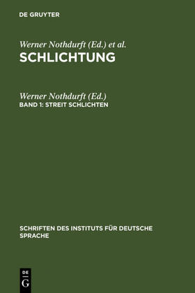 Nothdurft |  Streit schlichten | eBook | Sack Fachmedien