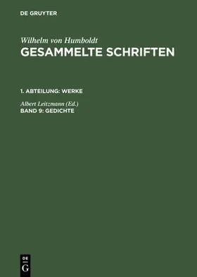 Leitzmann |  Gedichte | eBook | Sack Fachmedien