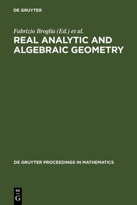 Broglia / Galbiati / Tognoli |  Real Analytic and Algebraic Geometry | eBook | Sack Fachmedien