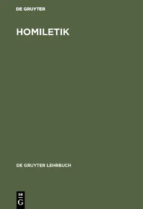  Homiletik | eBook | Sack Fachmedien