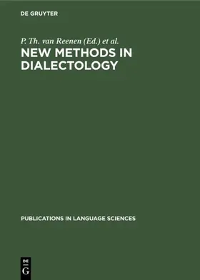 Reenen / Schouten |  New Methods in Dialectology | eBook | Sack Fachmedien