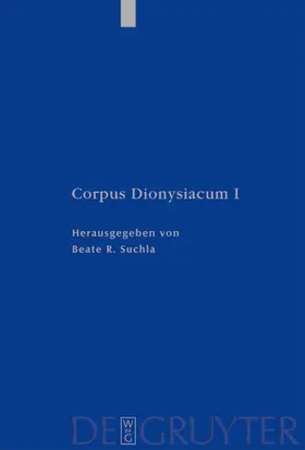 Suchla |  Pseudo-Dionysius Areopagita. De Divinis Nominibus | eBook | Sack Fachmedien