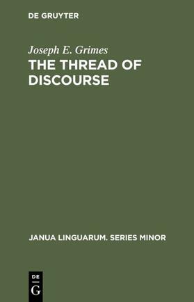 Grimes |  The Thread of Discourse | eBook | Sack Fachmedien
