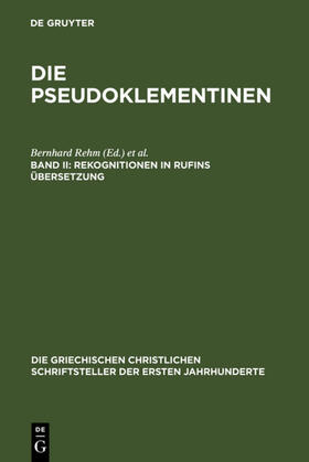 Rehm / Strecker |  Rekognitionen in Rufins Übersetzung | eBook | Sack Fachmedien