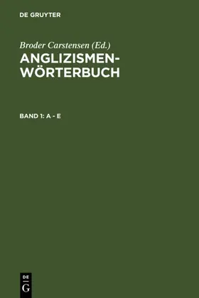 Carstensen |  A - E | eBook | Sack Fachmedien