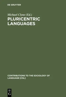 Clyne |  Pluricentric Languages | eBook | Sack Fachmedien