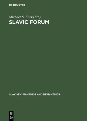 Flier |  Slavic Forum | eBook | Sack Fachmedien