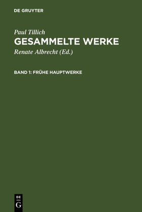 Albrecht / Tillich |  Frühe Hauptwerke | eBook | Sack Fachmedien