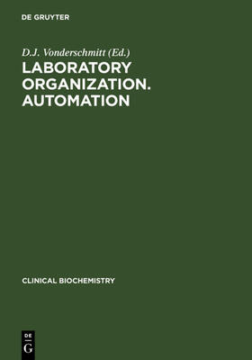 Vonderschmitt |  Laboratory Organization. Automation | eBook | Sack Fachmedien
