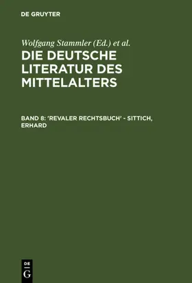 Stammler / Wachinger / Ruh |  'Revaler Rechtsbuch' - Sittich, Erhard | eBook | Sack Fachmedien