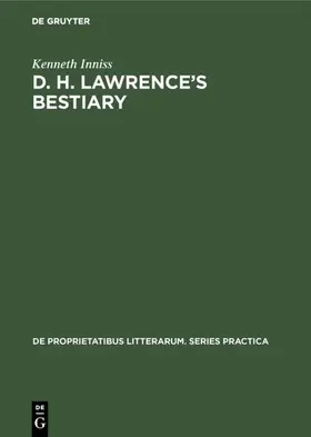 Inniss |  D. H. Lawrence's Bestiary | eBook | Sack Fachmedien