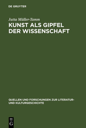 Müller-Tamm |  Kunst als Gipfel der Wissenschaft | eBook | Sack Fachmedien