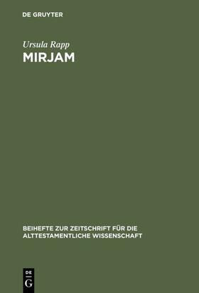 Rapp |  Mirjam | eBook | Sack Fachmedien