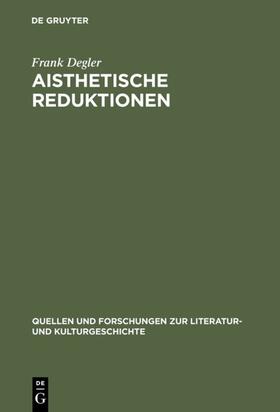 Degler |  Aisthetische Reduktionen | eBook | Sack Fachmedien