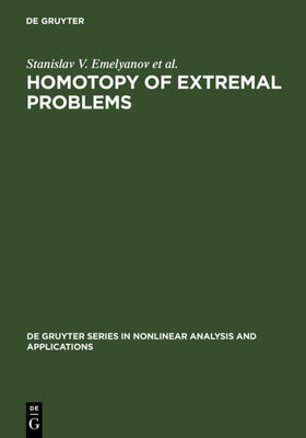 Emelyanov / Korovin / Bobylev |  Homotopy of Extremal Problems | eBook | Sack Fachmedien