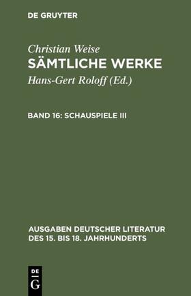 Roloff / Kura |  Schauspiele III | eBook | Sack Fachmedien