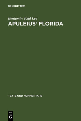 Lee |  Apuleius' Florida | eBook | Sack Fachmedien