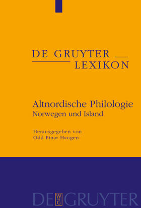 Haugen |  Altnordische Philologie | eBook | Sack Fachmedien