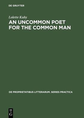 Kuby |  An Uncommon Poet for the Common Man | eBook | Sack Fachmedien