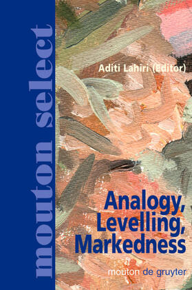 Lahiri |  Analogy, Levelling, Markedness | eBook | Sack Fachmedien
