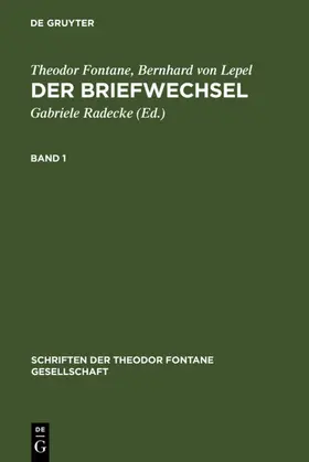 Fontane / Lepel / Radecke |  Der Briefwechsel | eBook | Sack Fachmedien