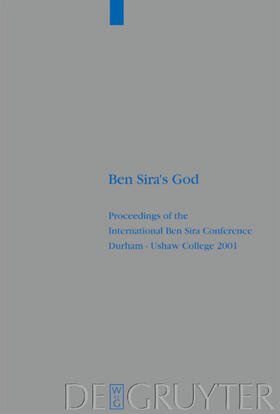 Egger-Wenzel |  Ben Sira's God | eBook | Sack Fachmedien