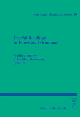 Anstey / Mackenzie |  Crucial Readings in Functional Grammar | eBook | Sack Fachmedien