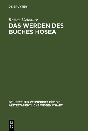 Vielhauer |  Das Werden des Buches Hosea | eBook | Sack Fachmedien